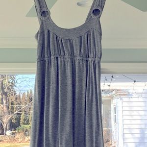 Ella Moss XS Grey Empire Waist Dress